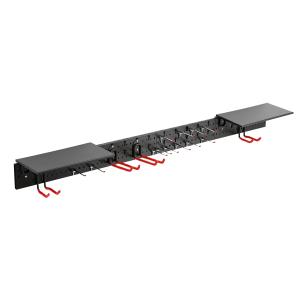 PÓŁKA METALOWA Z HAKAMI 33373